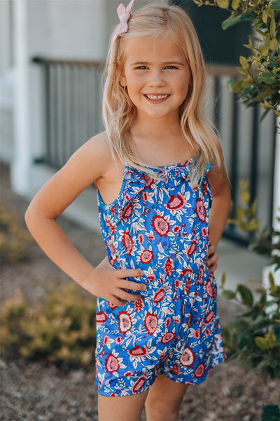 Little Charmer Summer Fun Youth Romper Size 3/4-Size 12