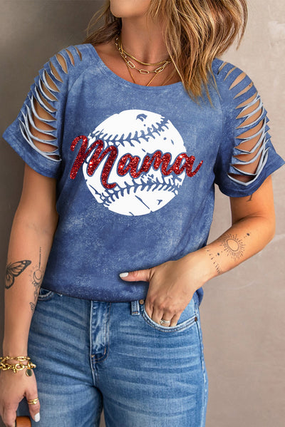 Trendy Mama Baseball Tee