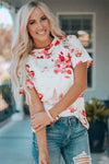 Summer Floral Classic Cut Tee