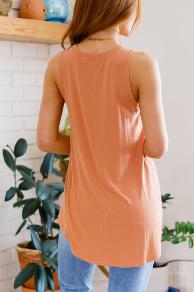 Can't Wait For Spring Hi-Low Sleeveless Top