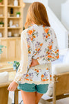 Chasing Butterflies Babydoll Blouse