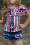 Little Charmer Stars and Stripes Perfect Piece Size 3/4-Size 12