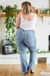 Sabrina Raw Hem Bootcut Jeans