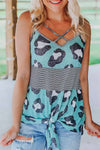 Ice Blue and Staying Cool Leopard Tank