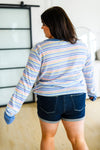 Untroubled Striped Long Sleeve Top