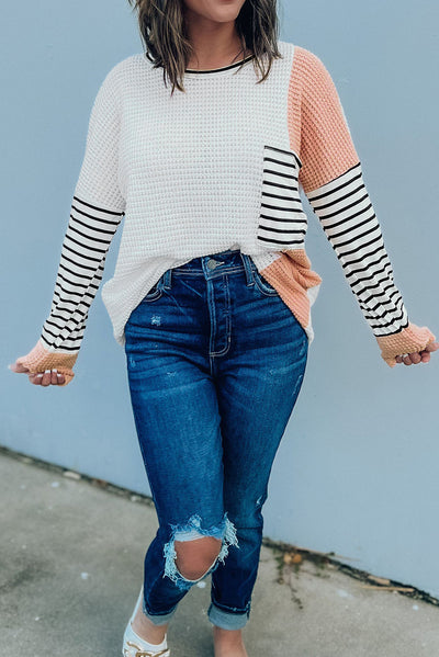 Cozy Collection Waffle Knit Top