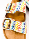 Corkys Beach Babe Sandals in Rainbow Leopard