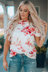 Summer Floral Classic Cut Tee