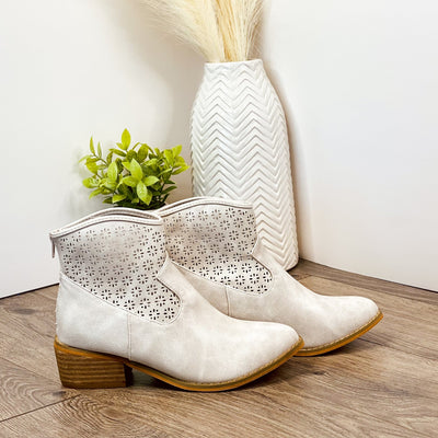 Corkys Harvest Bootie in Off White