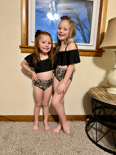 Go With The Flow Leopard Little Charmer Swimsuit