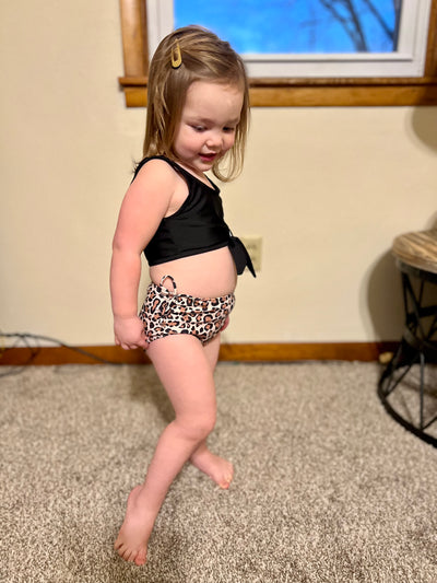 Leaping For Joy Leopard Little Charmer Swimsuit
