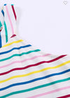 Rainbow Stripe Summer Top